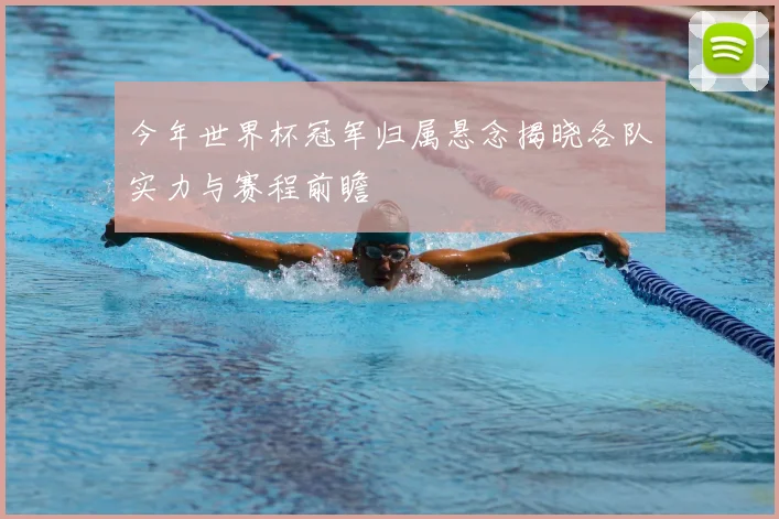 今年世界杯冠军归属悬念揭晓各队实力与赛程前瞻